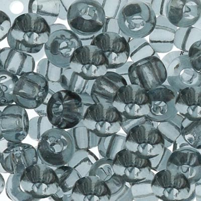 Czech Seed Bead 2/0 22g Vial Transparent GREY