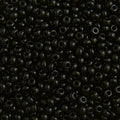 Czech Seed Bead 10/0 22g Vial Opaque BLACK
