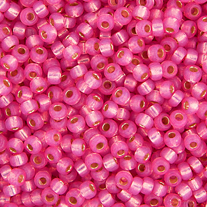 Miyuki Seed Beads 11/0 Light Rose Silver Lined Opal Alabaster