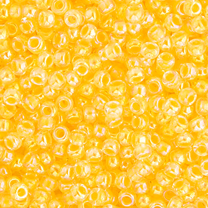 Miyuki Seed Beads 11/0 Pale Yellow Lined AB