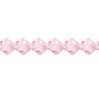 Preciosa Czech Crystal Pink Sapphire Bicone 4mm