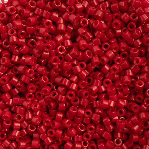 Delica Bead 11/0  Bright Red Matte-