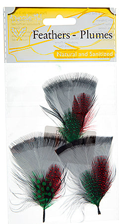 HAT TRIMS FEATHER FAN SHAPE 7CM