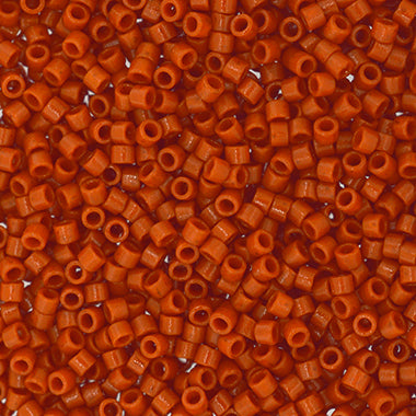 Delica Bead 11/0 Duracoat Opaque  Pumpkin Orange