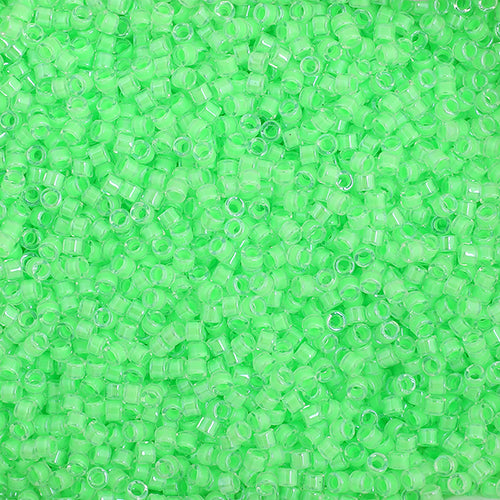 Delica Bead 11/0  LT. Green Luminous Neon Color