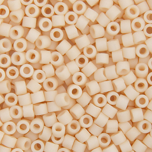 Delica Bead 11/0  Dark Cream Matte Glazed Luster