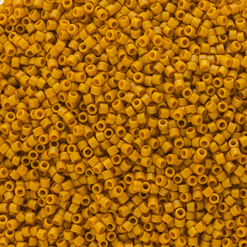 Delica Bead 11/0 FRGL Yellow Matte AB