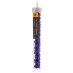 Czech Seed Bead 2/0 22g Vial Silver Lined  Transparent DK.ROYAL