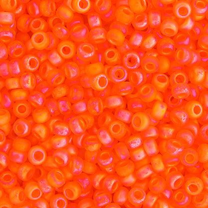 Miyuki Seed Bead 11/0 Vial Orange Transparent AB Matte