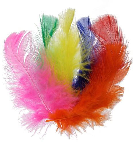 Marabou Feathers 4-6in Multi Mix