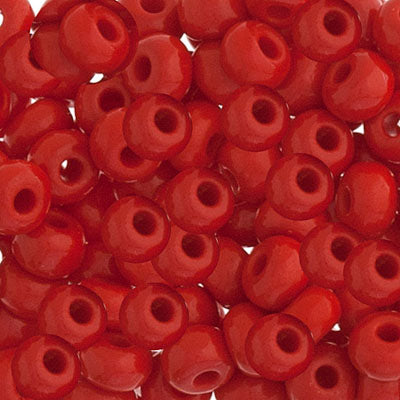 Czech Seed Bead 2/0 22g Vial Opaque RED