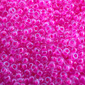 Miyuki Seed Beads 11/0 Hot Pink Luminous Neon C/L
