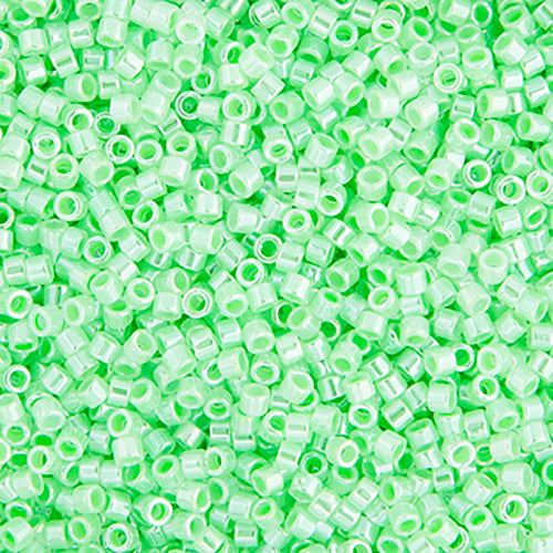 Delica Bead 11/0  LT. Crystal Green Ceylon