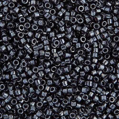 Delica Bead 11/0  Gunmetal 50g Bag
