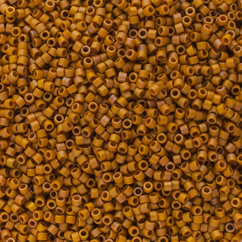 Delica Bead 11/0 FRGL Yellow Mustard Matte AB