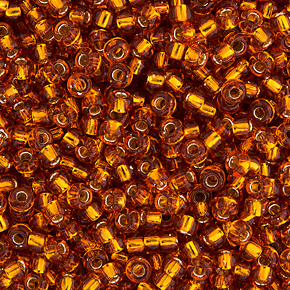 Miyuki Seed Beads 11/0 Topaz Silver Lined