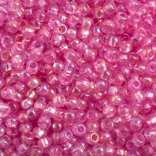 Czech Seed Bead 10/0 Transparent LILAC RAINBOW AB 22g Vial