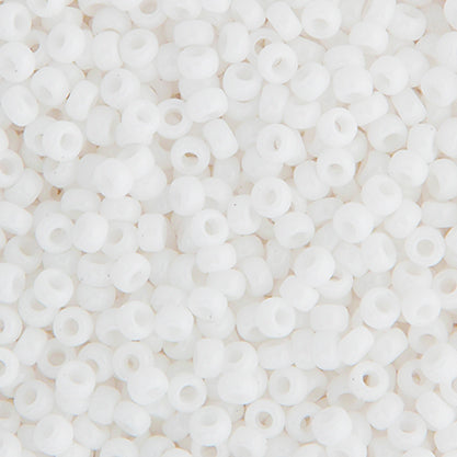 Miyuki Seed Beads 8/0 Chalk White Opaque