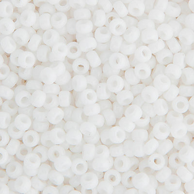 Miyuki Seed Beads 8/0 Chalk White Opaque