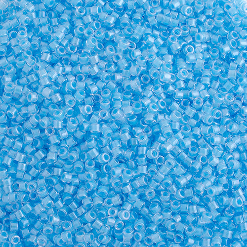Delica Bead 11/0  Blue Luminous Neon Color