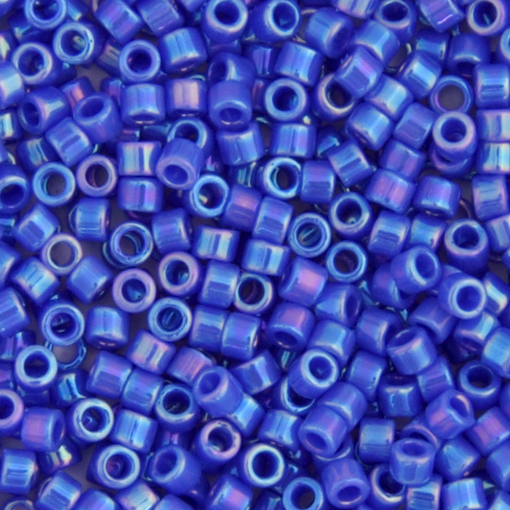 Delica Bead 11/0  Blue Cyan Opaque  AB
