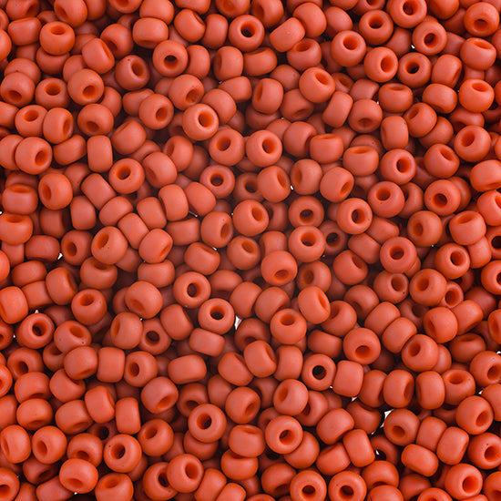 Miyuki Seed Beads 6/0 Matte Opaque Terra Cotta