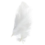 Marabou Feathers 4-6in White