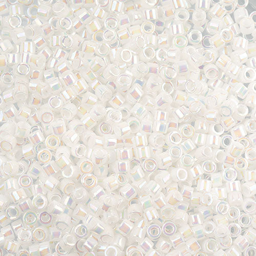 Delica Bead 11/0  White Pearl AB