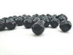Onyx Faceted Beads Available in 6mm, 8mm Sizes