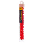 Czech Seed Bead 2/0 22g Vial Transparent Light RED