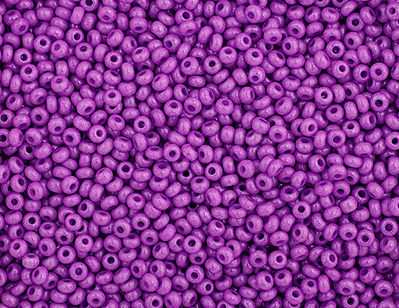 Czech Seed Bead 10/0 Opaque VIOLET 22g Vial