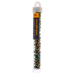 Czech Seed Bead 2/0 22g Vial Opaque GREEN IRIS