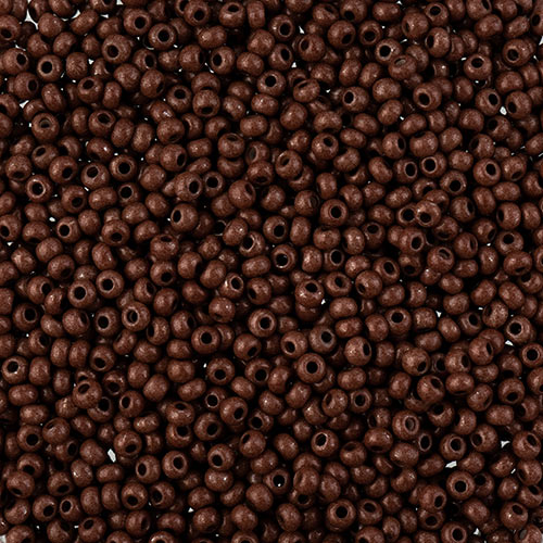 Czech Seedbead 10/0 Terra Intensive Dark Brown