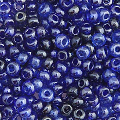 Czech Seed Bead 6/0 22g Vial BLUE/SAPPHIRE
