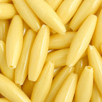 Spaghetti 19x6mm Opaque Yellow
