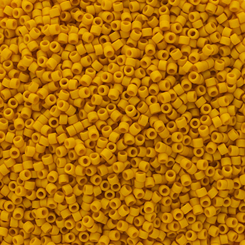 Delica Bead 11/0 FRGL Yellow Canary Matte