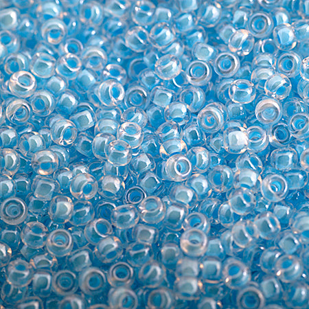 Miyuki Seed Beads 11/0 Light  Blue Luminous Neon C/L