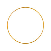 Metal Rings 1in (25mm) Brass 100pcs