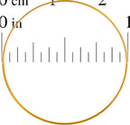 Metal Rings 1in (25mm) Brass 10pcs