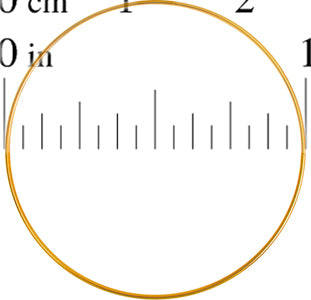 Metal Rings 1in (25mm) Brass 10pcs