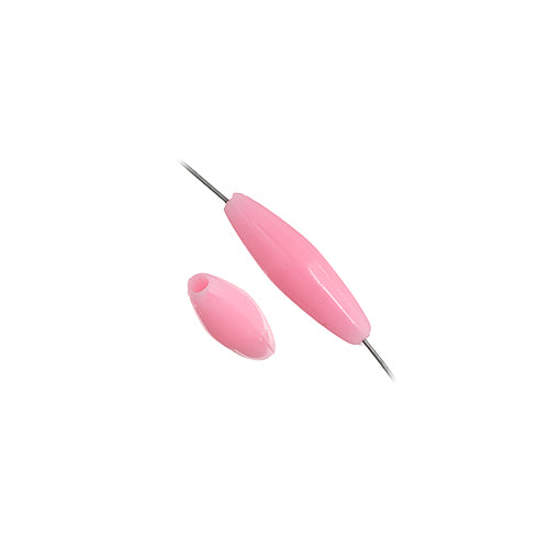 Spaghetti 19x6mm Opaque Pink