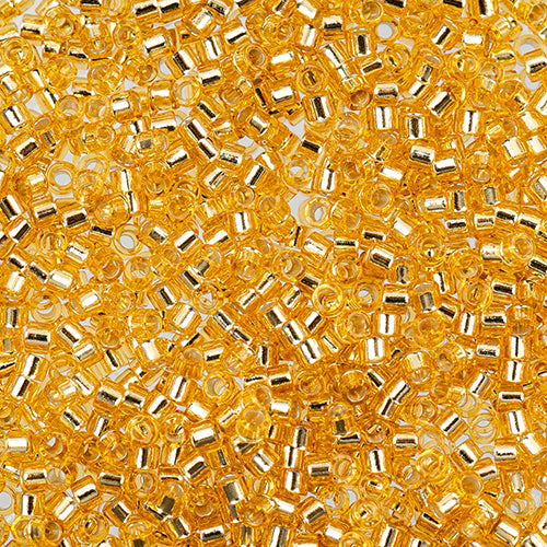 Delica Bead 11/0  Gold Silver Lined