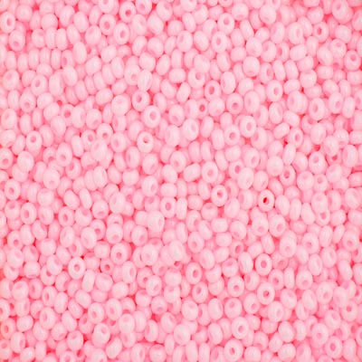 Czech Seed Bead 10/0 Opaque PINK 22g Vial