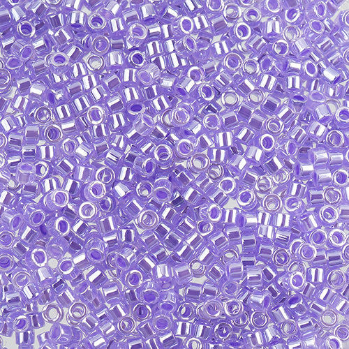 Delica Bead 11/0  Crystal Purple Ceylon Lined