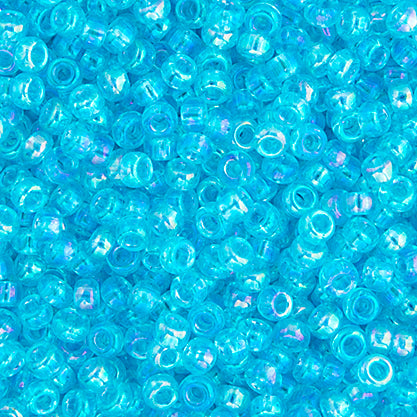 Miyuki Seed Beads 11/0 Dark Aqua Transparent  AB