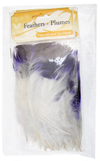 Marabou Feathers 4-6in Wht/Purple