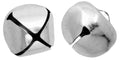 Jingle Bells Round 25mm Nickel Color