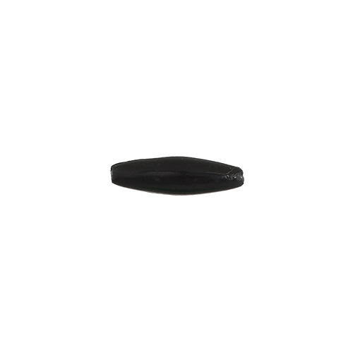 Spaghetti 19x6mm Opaque Black
