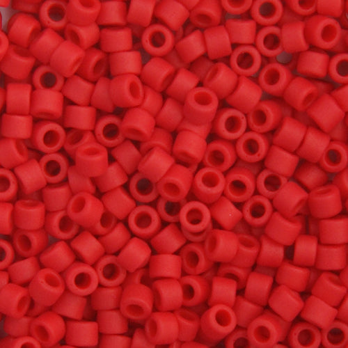 Delica Bead 11/0  Red Matte-