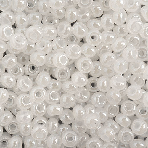Czech Seed Bead 8/0 22g Vial Opaque PEARL WHITE